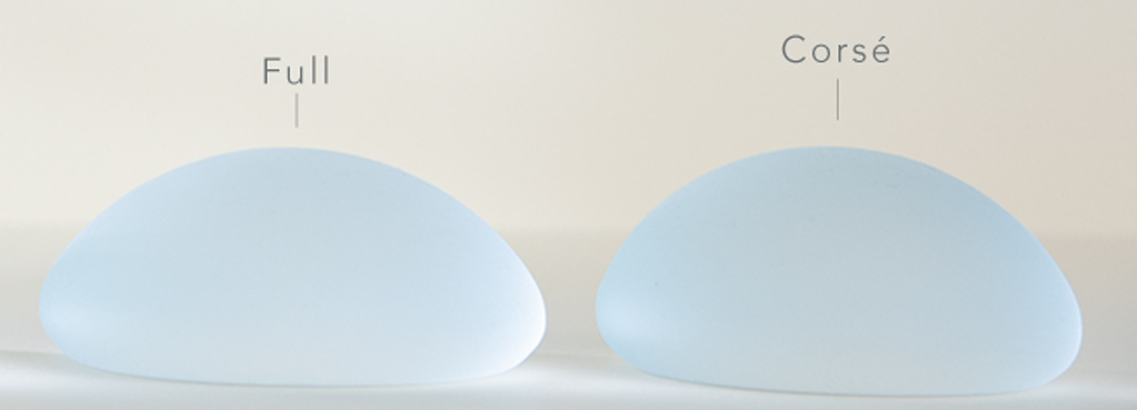 모티바 Ergonomix Full(풀)과 Corsé(콜스) 프로파일 시각 비교 — 가장 높은 프로파일까지