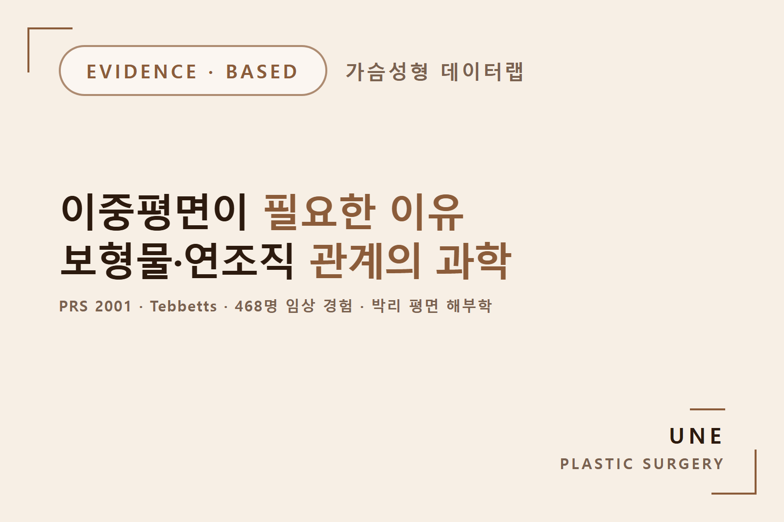 이중평면(Dual Plane) 가슴성형이란? — 왜 가장 많이 선택되는 보형물 삽입층일까