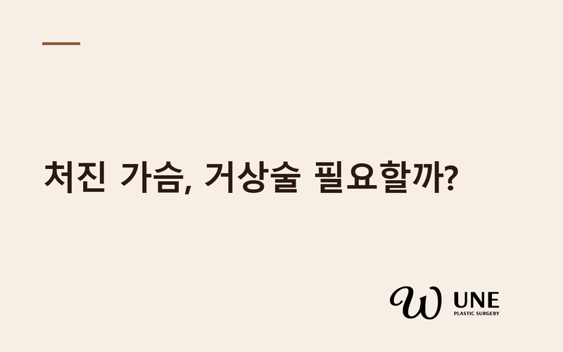 처진 가슴, 보형물만으로 가능할까? — 가슴거상술이 필요한 경우 총정리