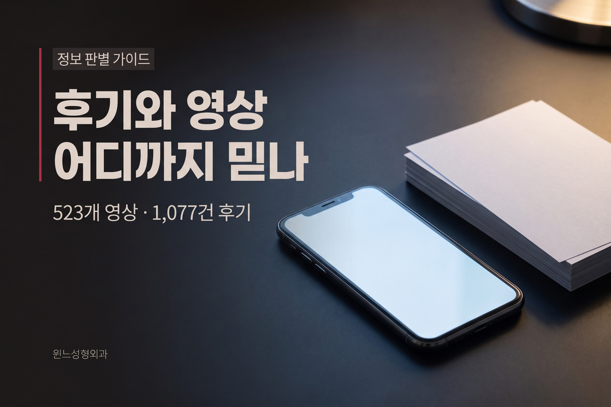 가슴성형 후기와 영상, 어디까지 믿어도 될까