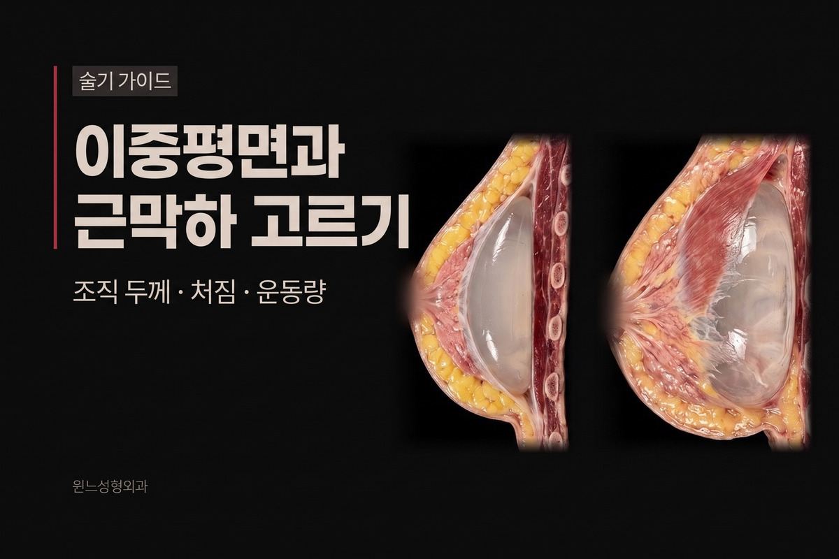이중평면과 근막하, 무엇을 기준으로 고를까